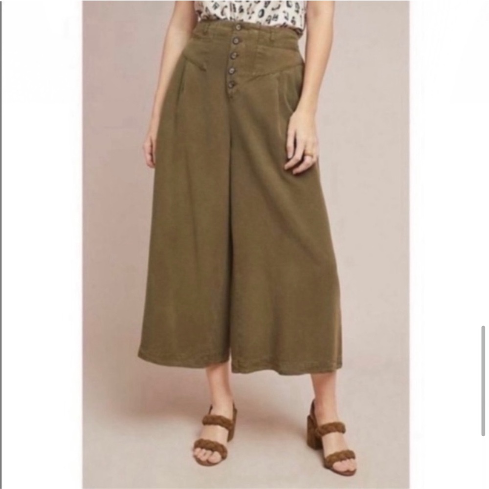 Anthropologie Oceanside Wide Leg Pants